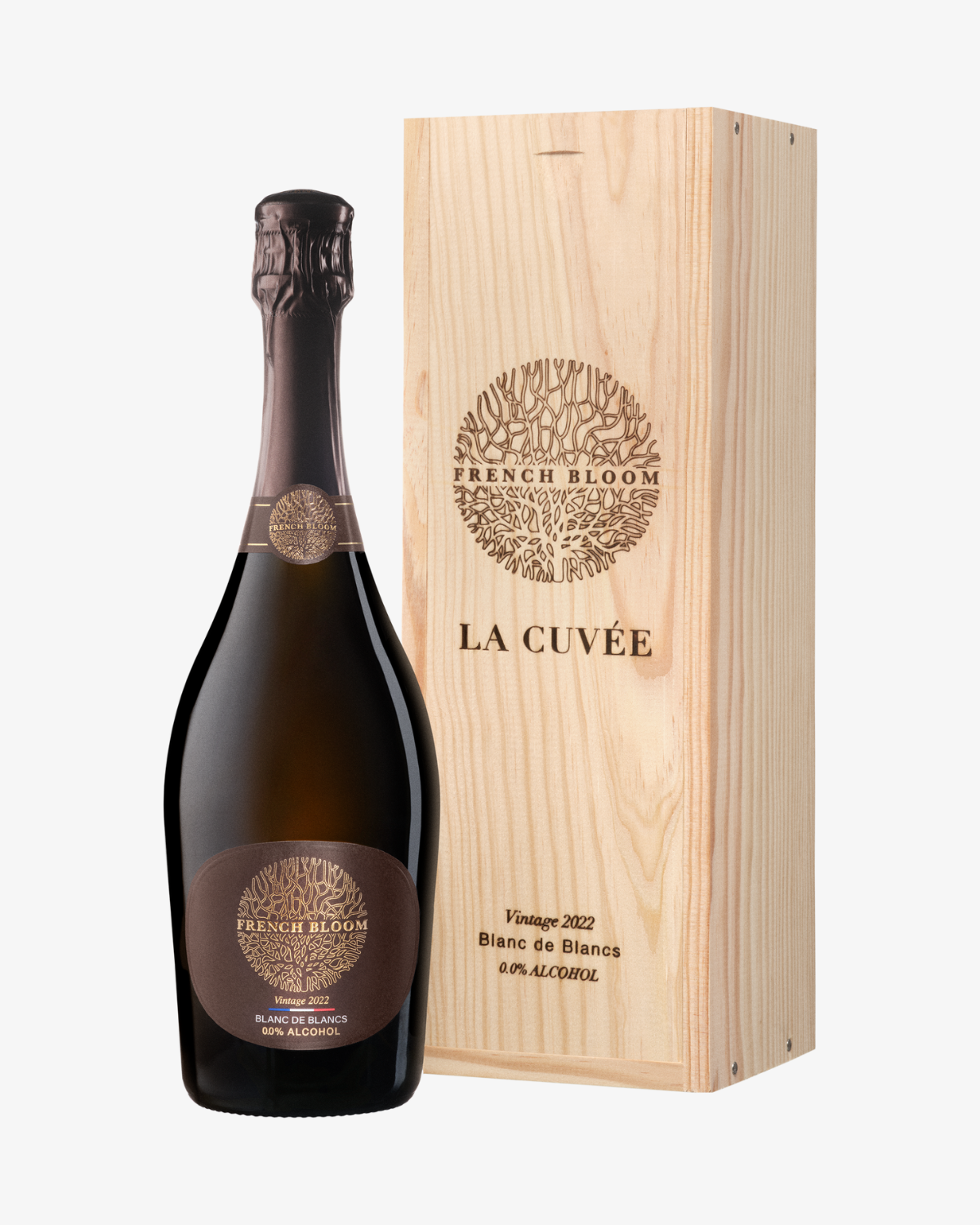LA CUVÉE VINTAGE 2022, ALCOHOL-FREE SPARKLING WINE – French